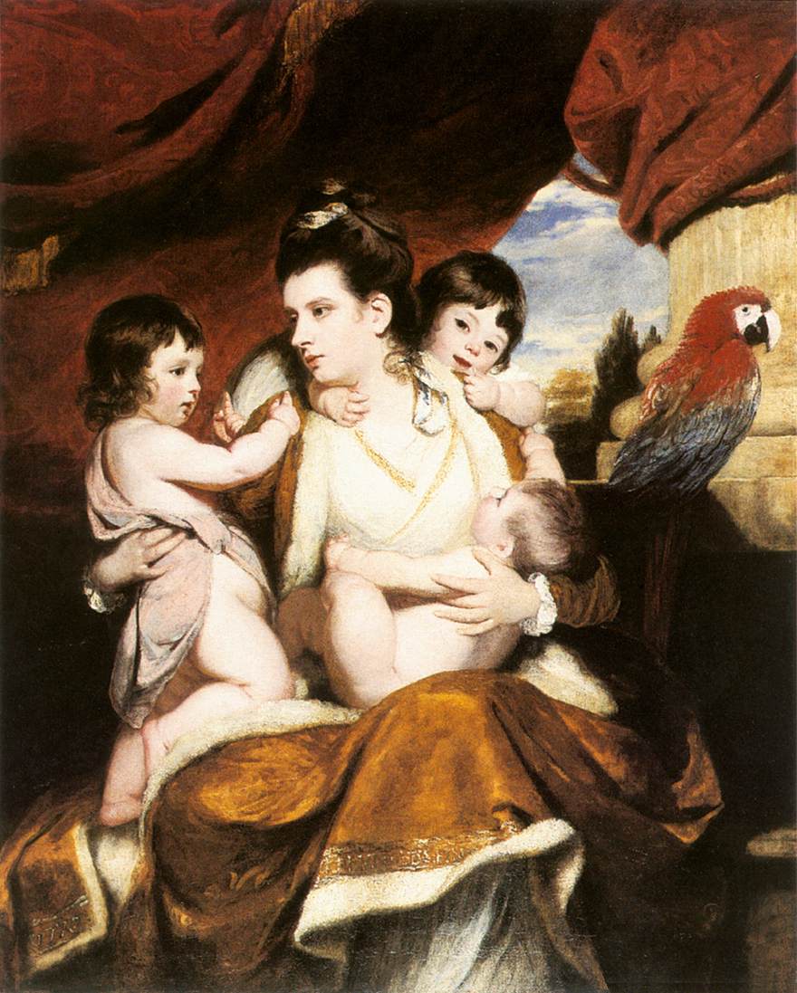 Lady Cockburn y sus hijos, Joshua Reynolds