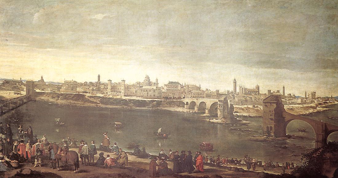 Vista De Saragossa Mazo — Juan Batista Mazo