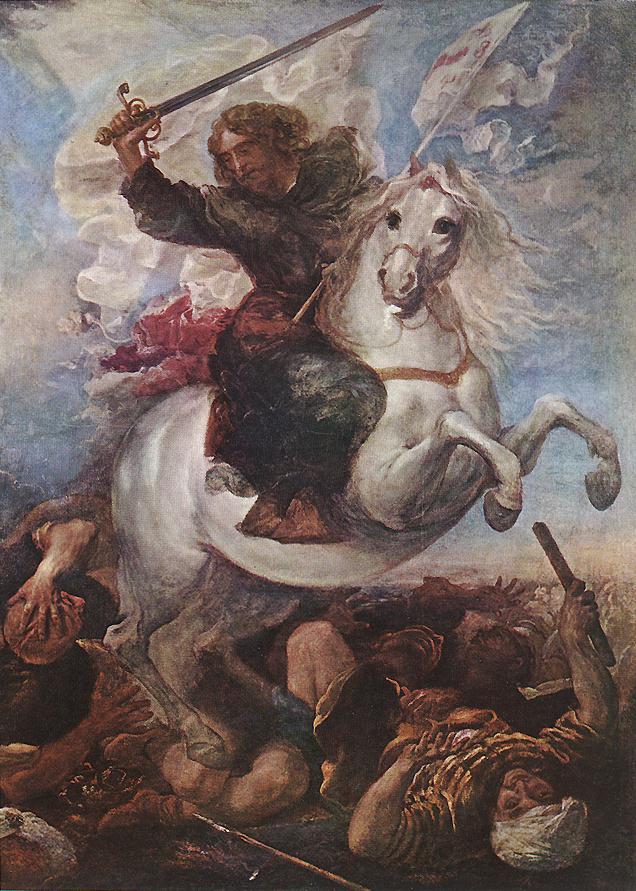 San James Great En Batalla De Clavijo Miranda — Juan Carreno De Miranda