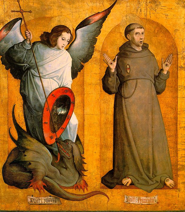 Saints Michael Y Francis Flandes — Juan De Flandes