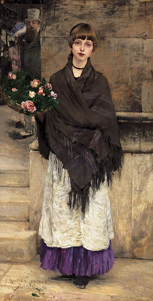 Marchande De Fleurs Londre Lepage — Jules Bastien Lepage
