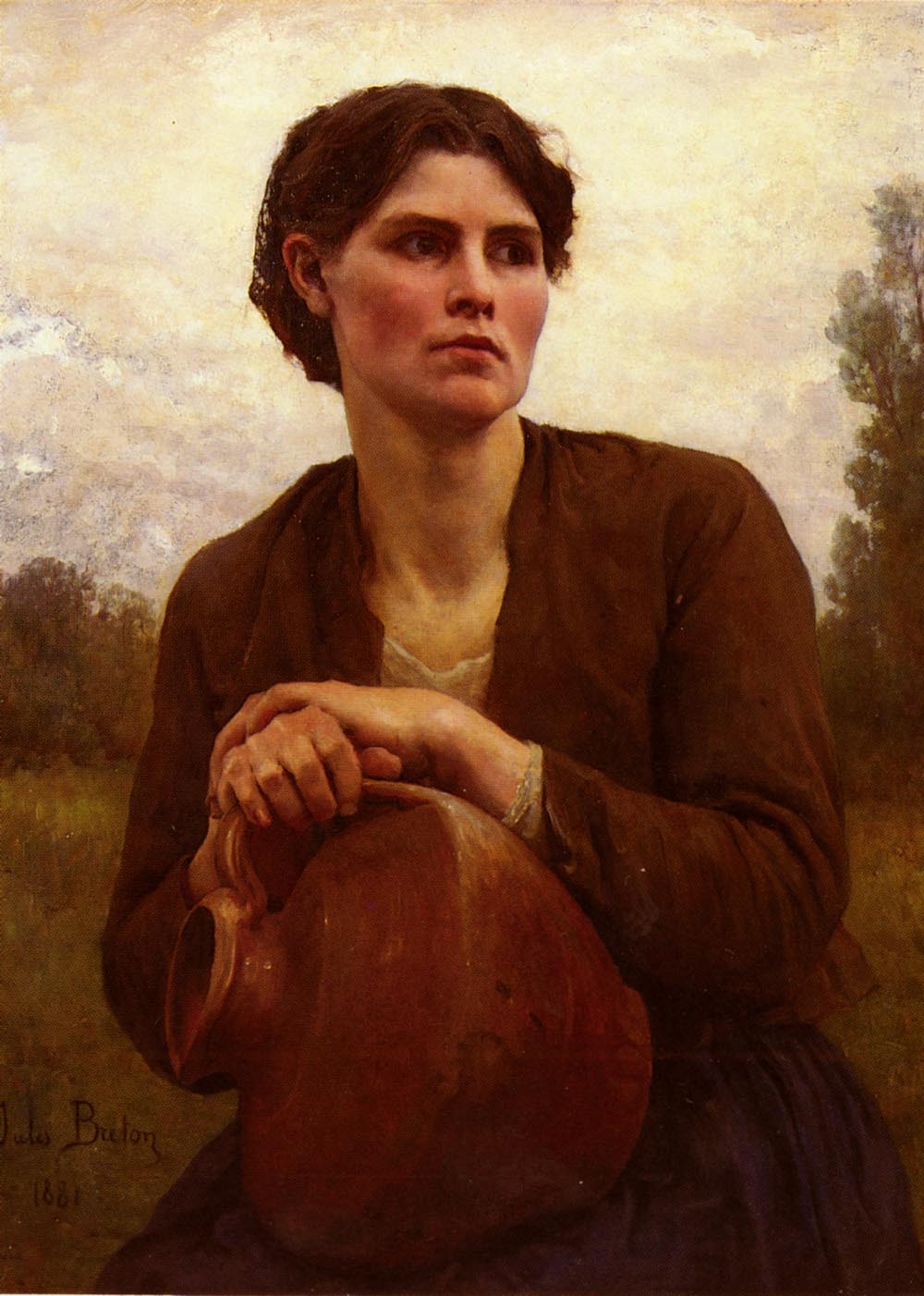 Agua Carrier Breton — Jules Breton