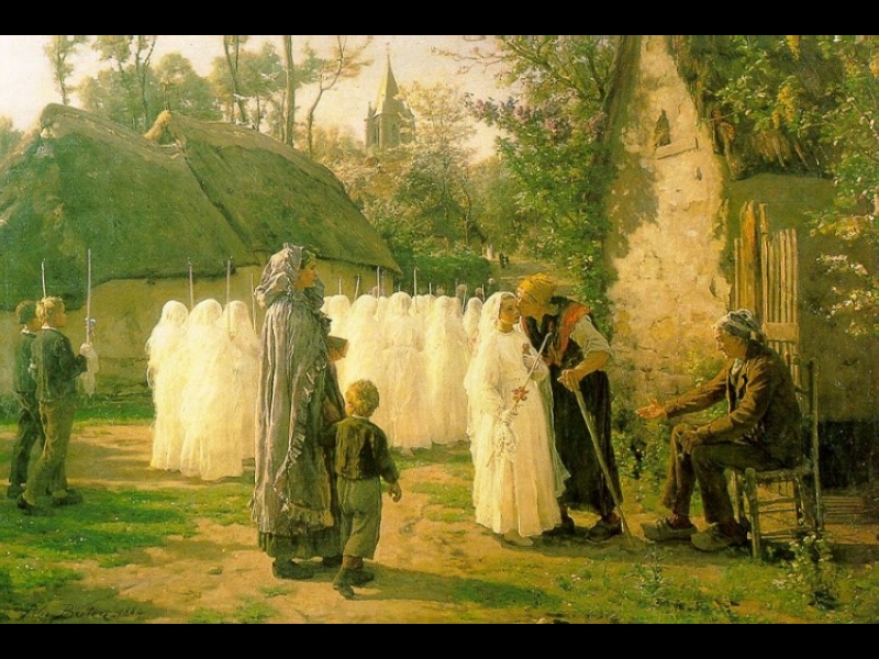 Communicants Breton — Jules Breton