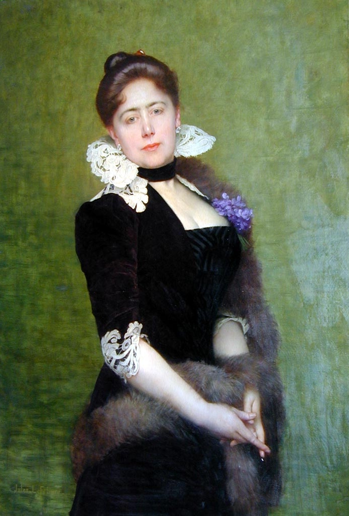 Retrato De Dama Lefebvre — Jules Lefebvre