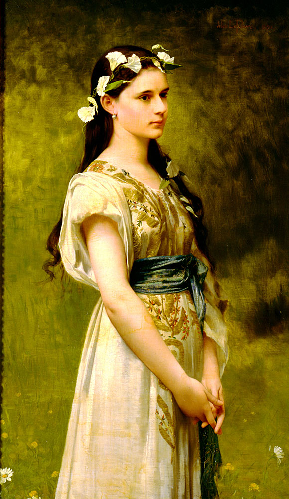 Retrato De Julia Foster Ward Lefebvre — Jules Lefebvre