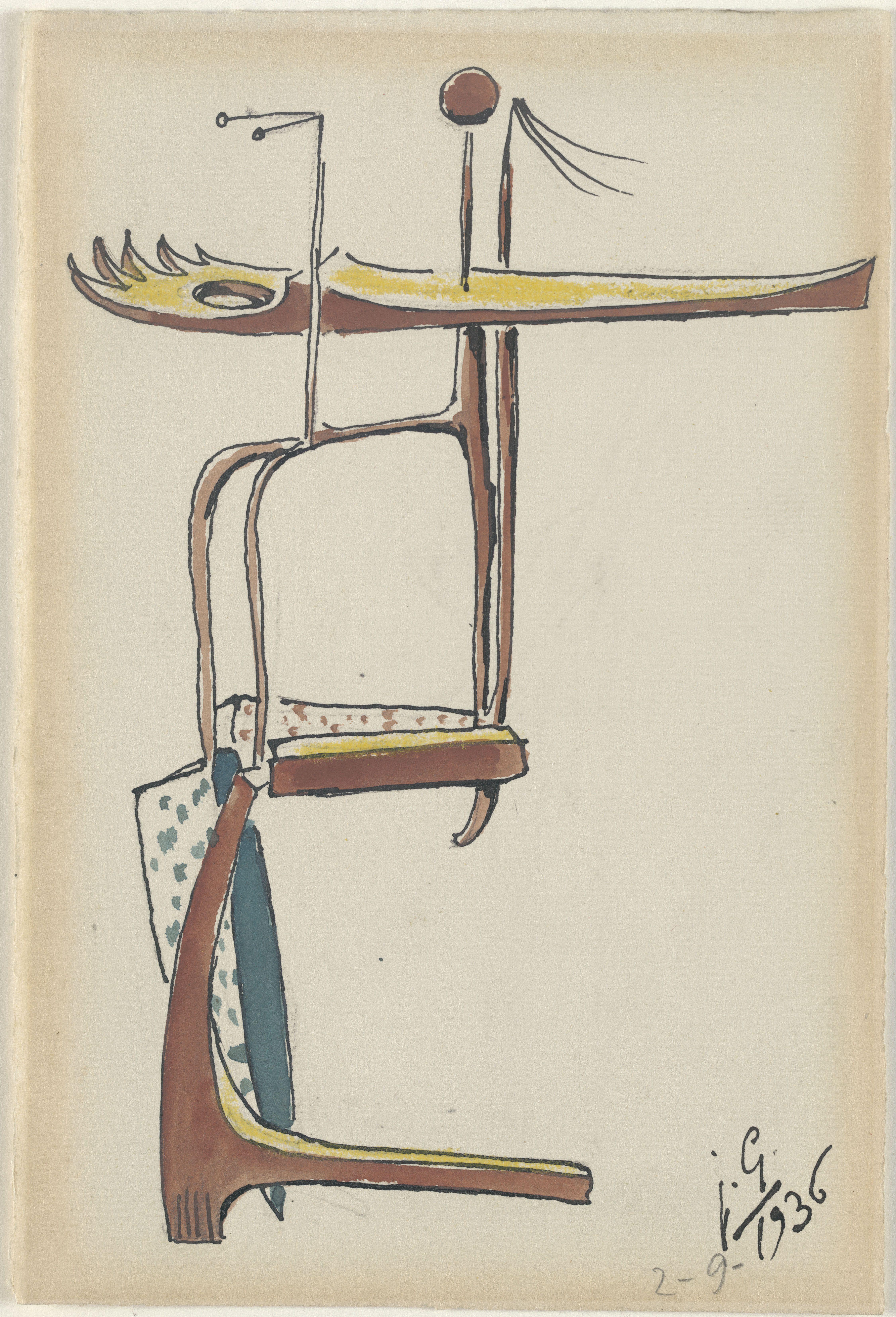 Estudio Para Escultura Gonzalez — Julio Gonzalez