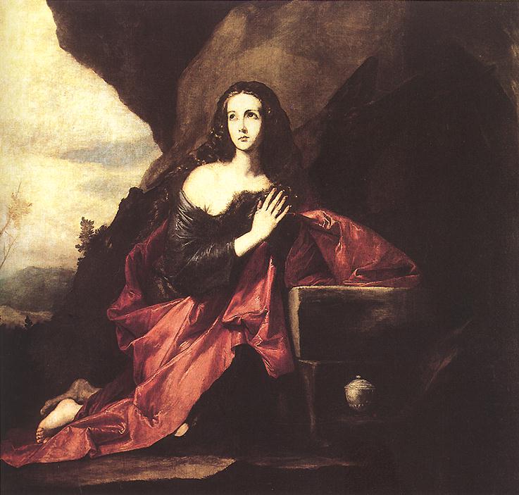 Mary Magdalene En Desert Ribera — Jusepe De Ribera