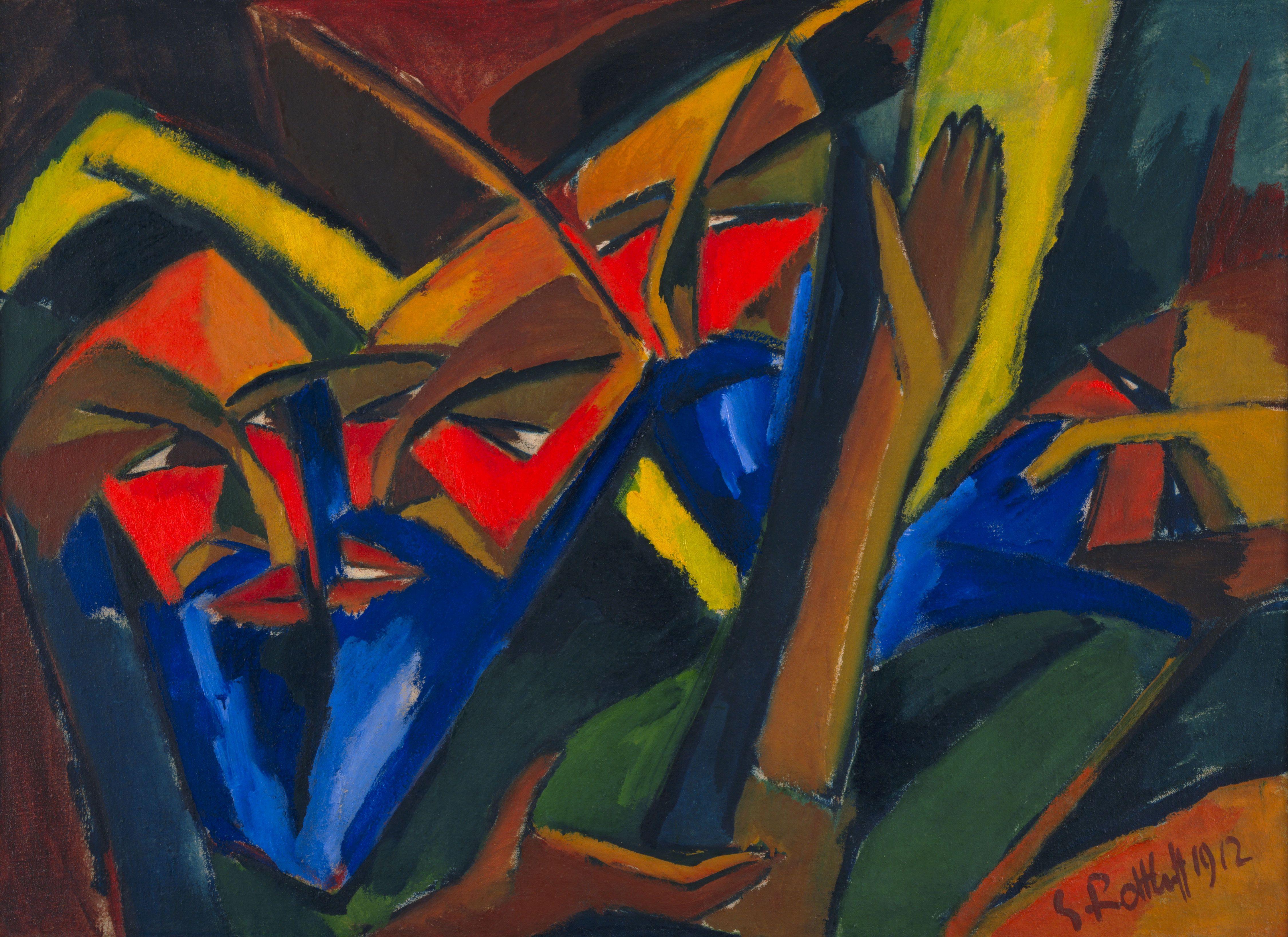 Rottluff Pharisees Schmidtrottluff — Karl Schmidtrottluff