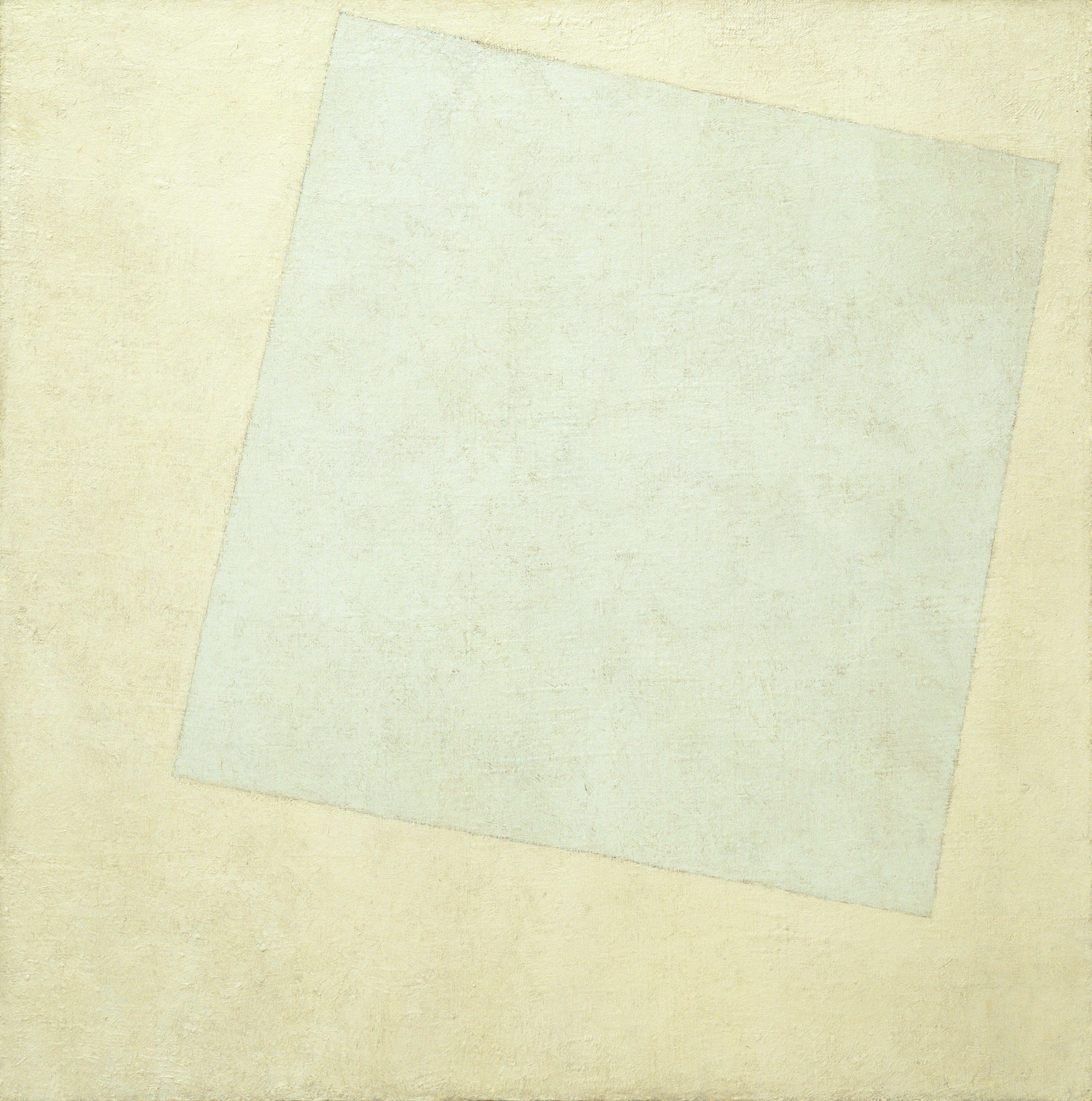 Suprematist Composicion Blanco Sobre Blanco Malevich — Kazimir Malevich