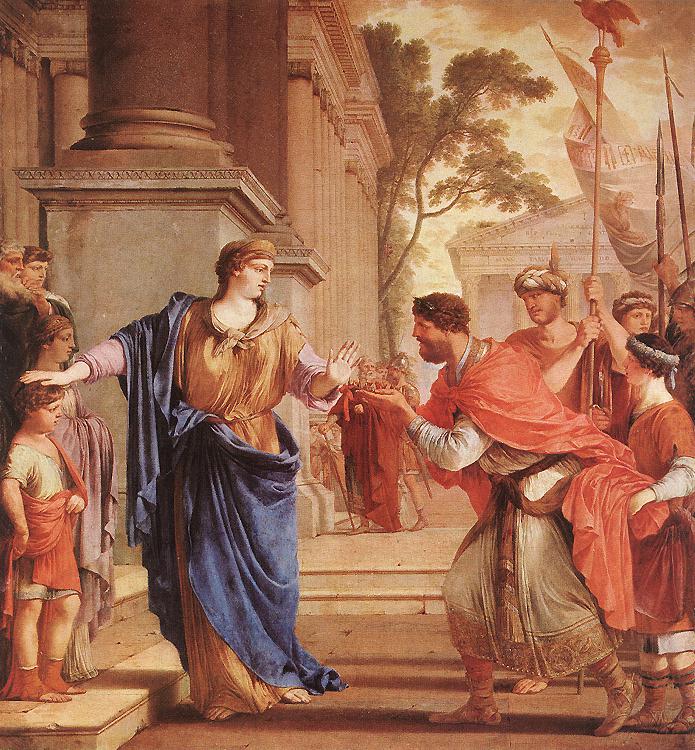 Cornelia Refusses Crown De Ptolomai Hire — Laurent De La Hire