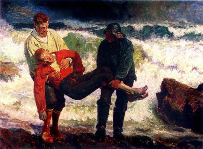 Drowned Tuxen — Laurits Tuxen
