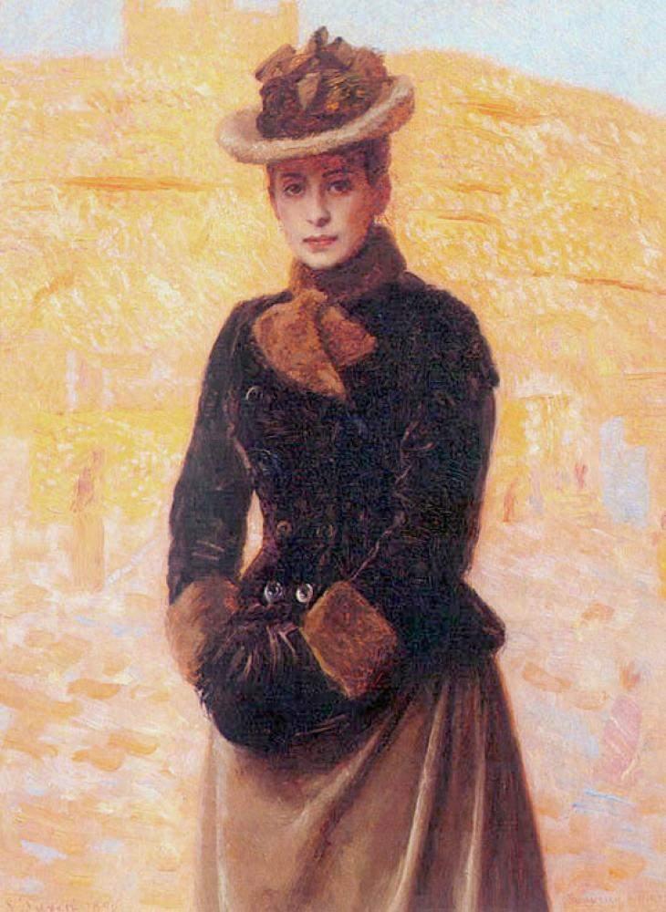 Primero Wife Ursula De Baisieux Tuxen — Laurits Tuxen