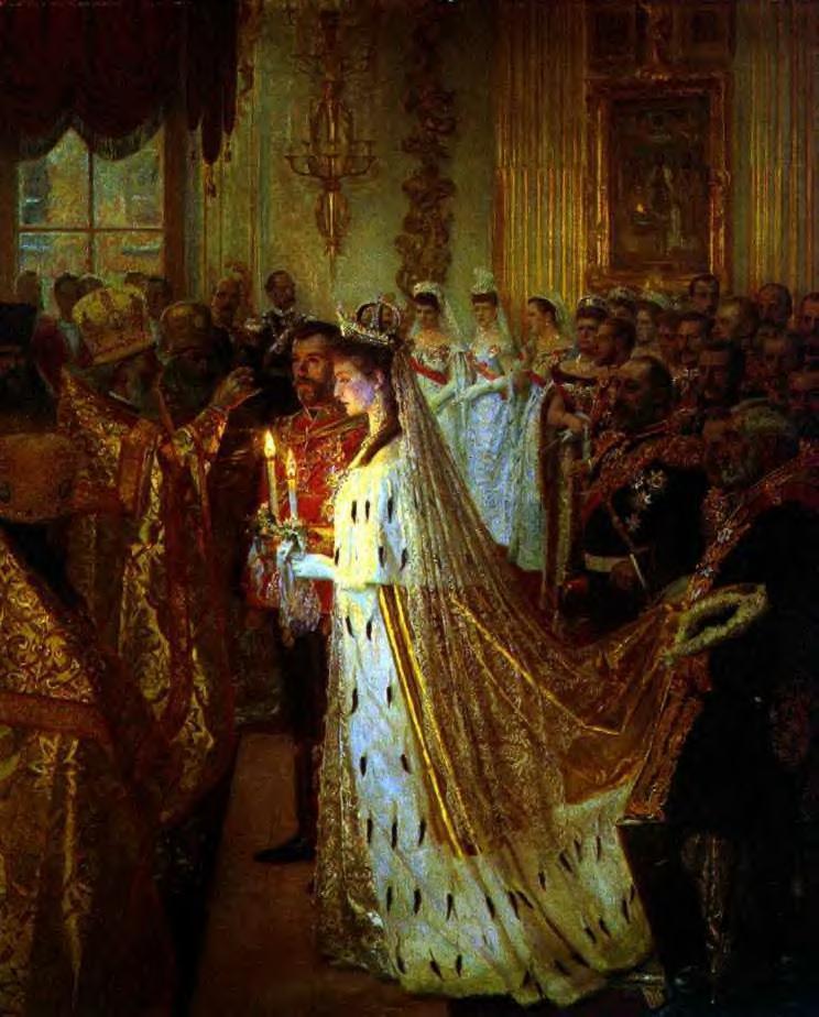 Wedding De Nicholas Ii Tuxen — Laurits Tuxen