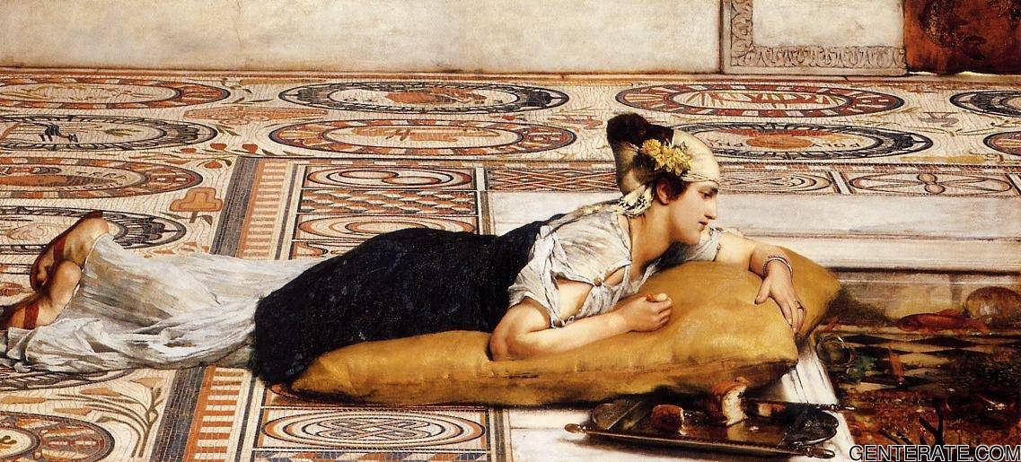 La esclava de Frine (Las rosas de Heliogábalo), Lawrence Alma-Tadema