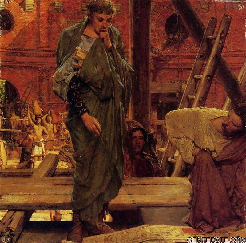 Arquitectura En Antiguo Roma Tadema — Lawrence Alma Tadema