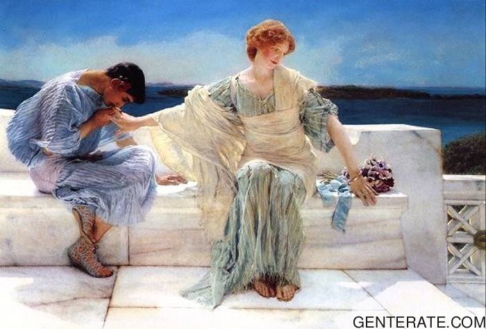 Ask Me No More Tadema — Lawrence Alma Tadema