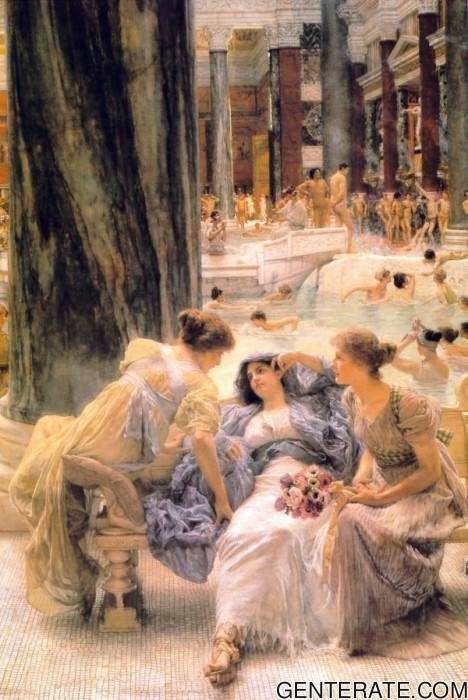 Baths De Caracalla Tadema — Lawrence Alma Tadema