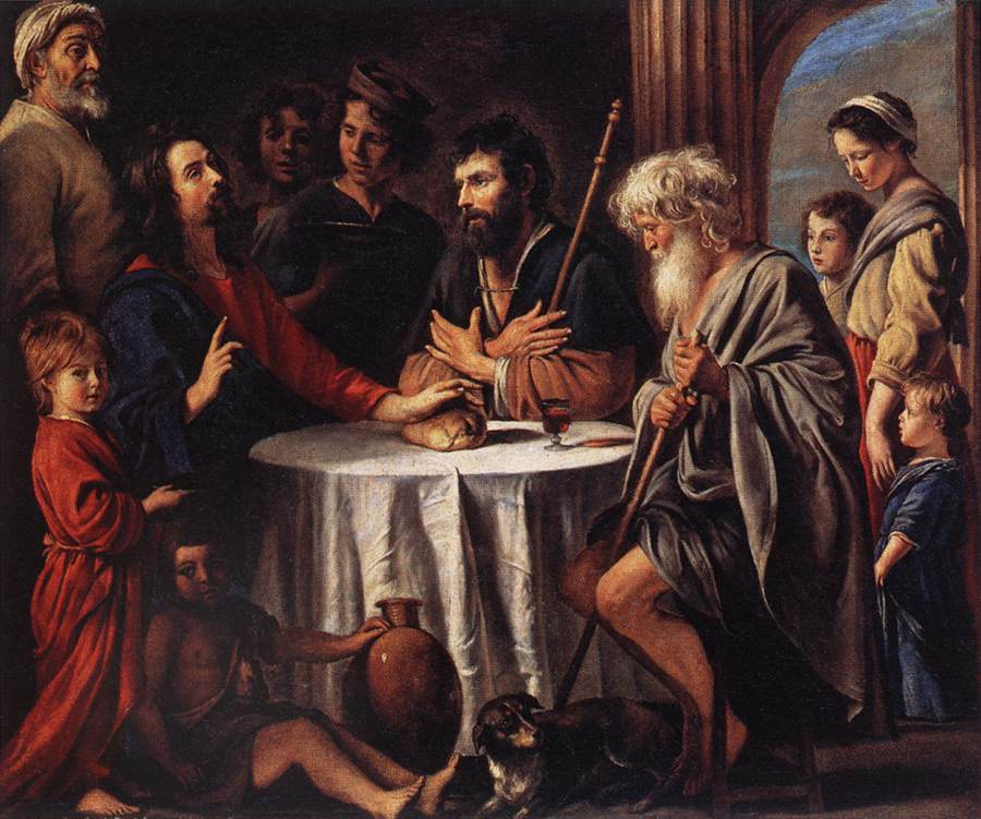 Supper En Emmaus Brothers — Le Nain Brothers