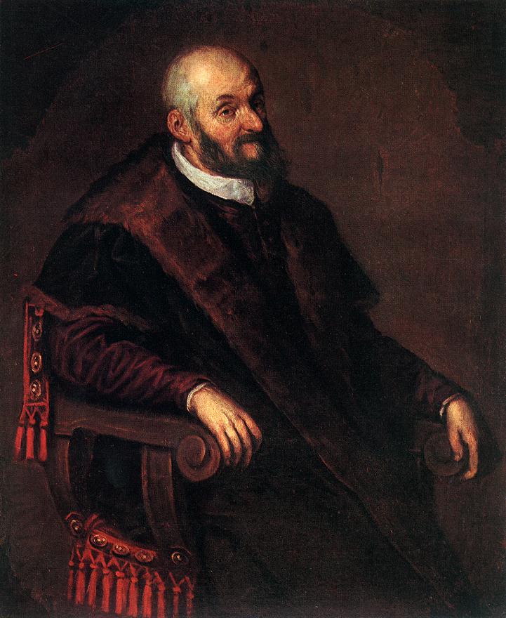 Retrato De Viejo Hombre Bassano — Leandro Bassano