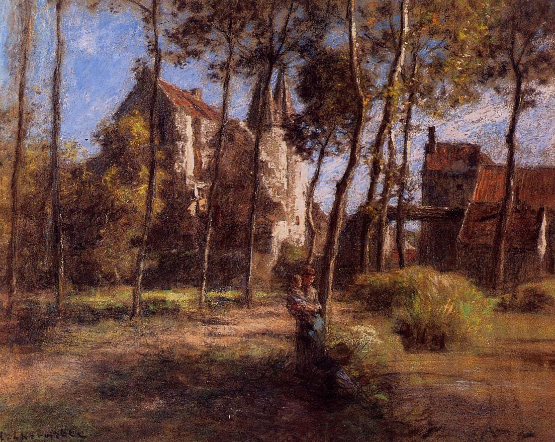 Chateau Darmentieres Sur Ourcq Lhermitte — Leon Augustin Lhermitte