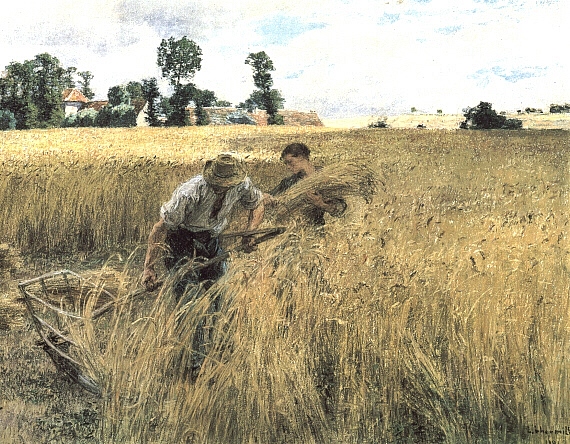 Cosecha En Ru Chailly Lhermitte — Leon Augustin Lhermitte