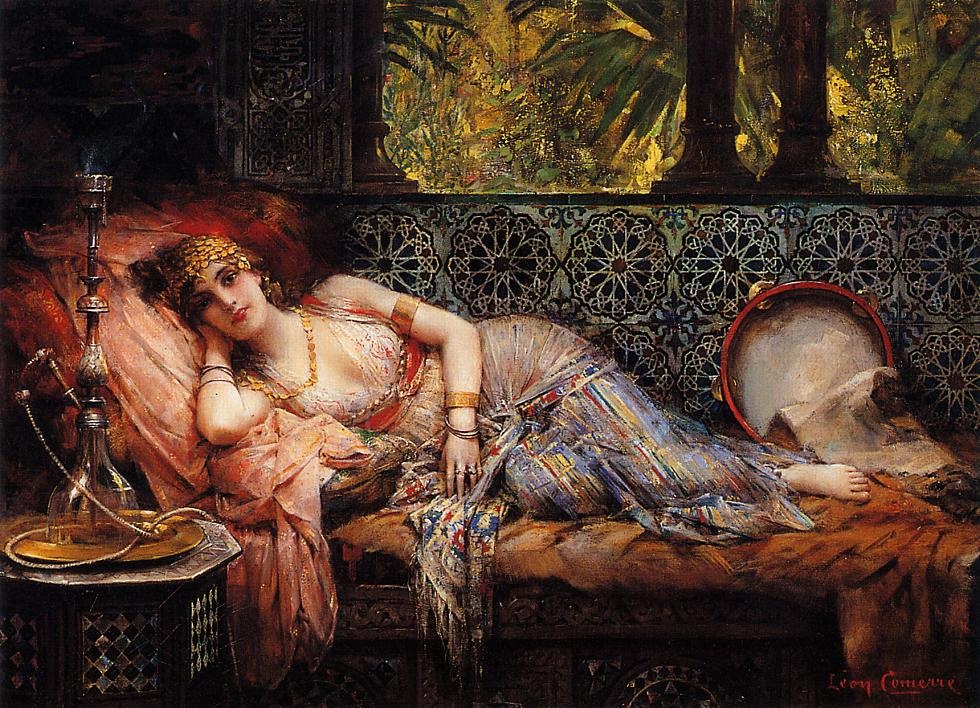 Odalisque Comerre — Leon Comerre