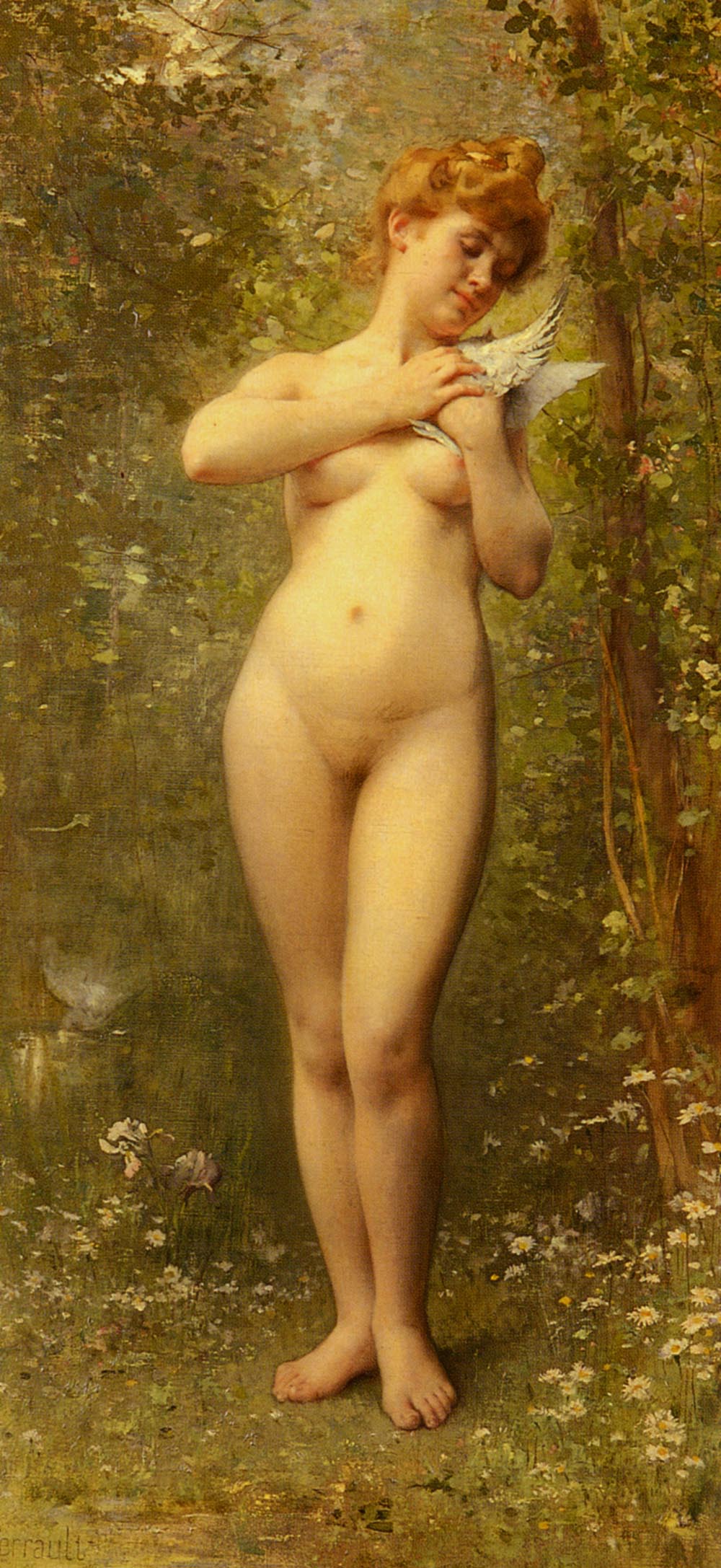 Venus Con Paloma Perrault — Leon Perrault