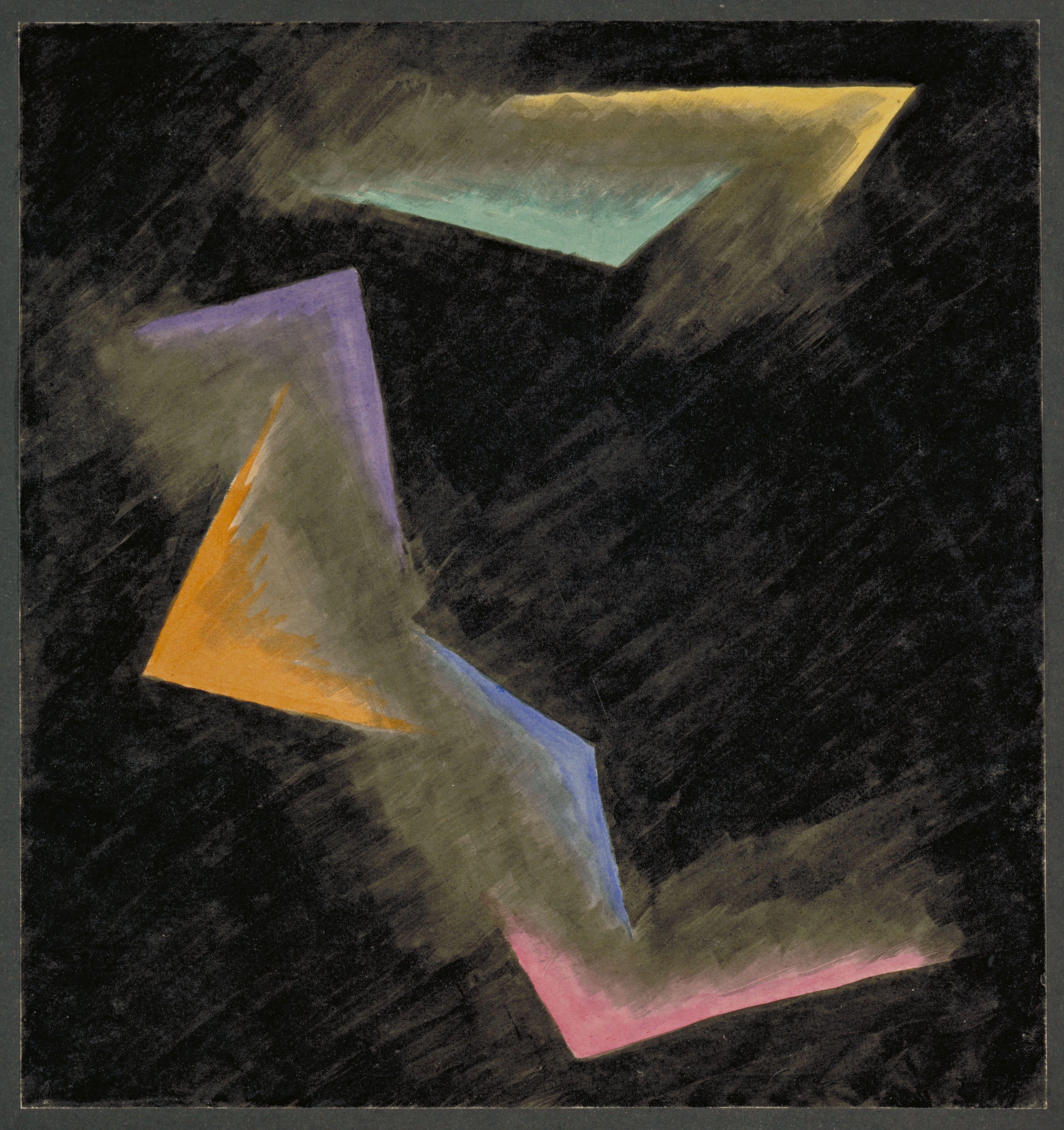 Colored Rhythm Estudio Para Film 11 Survage — Leopold Survage