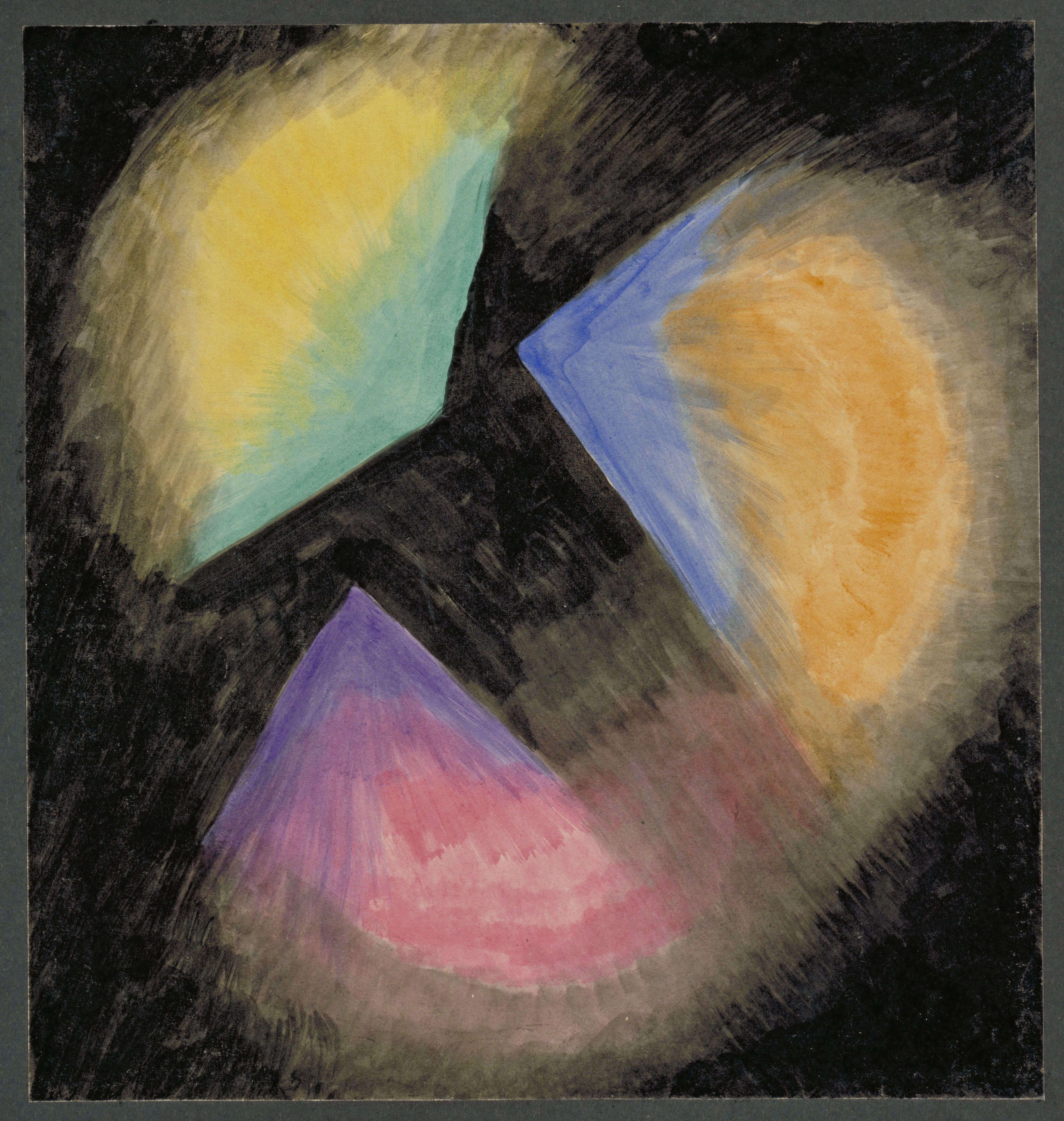 Colored Rhythm Estudio Para Film 12 Survage — Leopold Survage