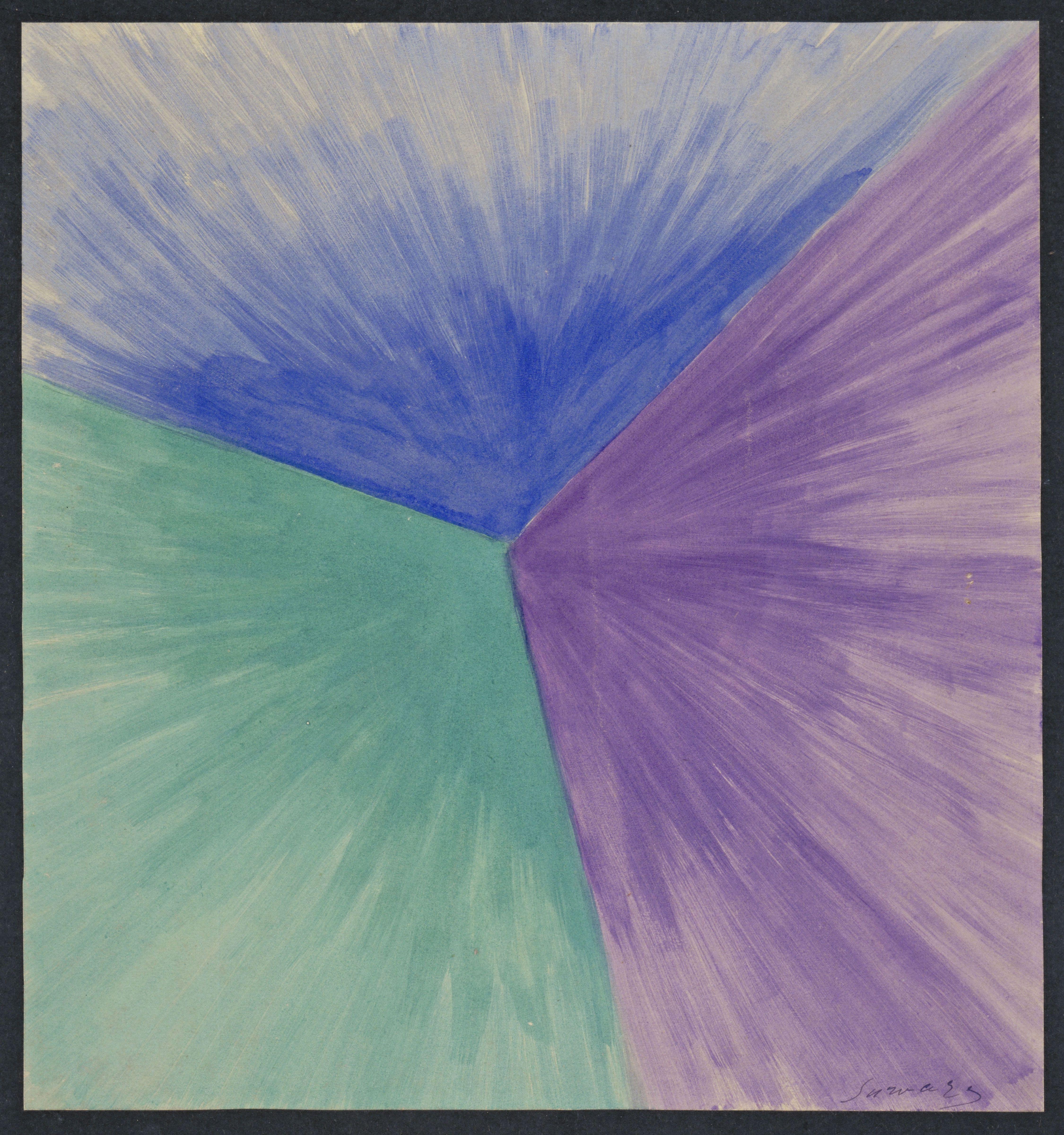 Colored Rhythm Estudio Para Film 14 Survage — Leopold Survage