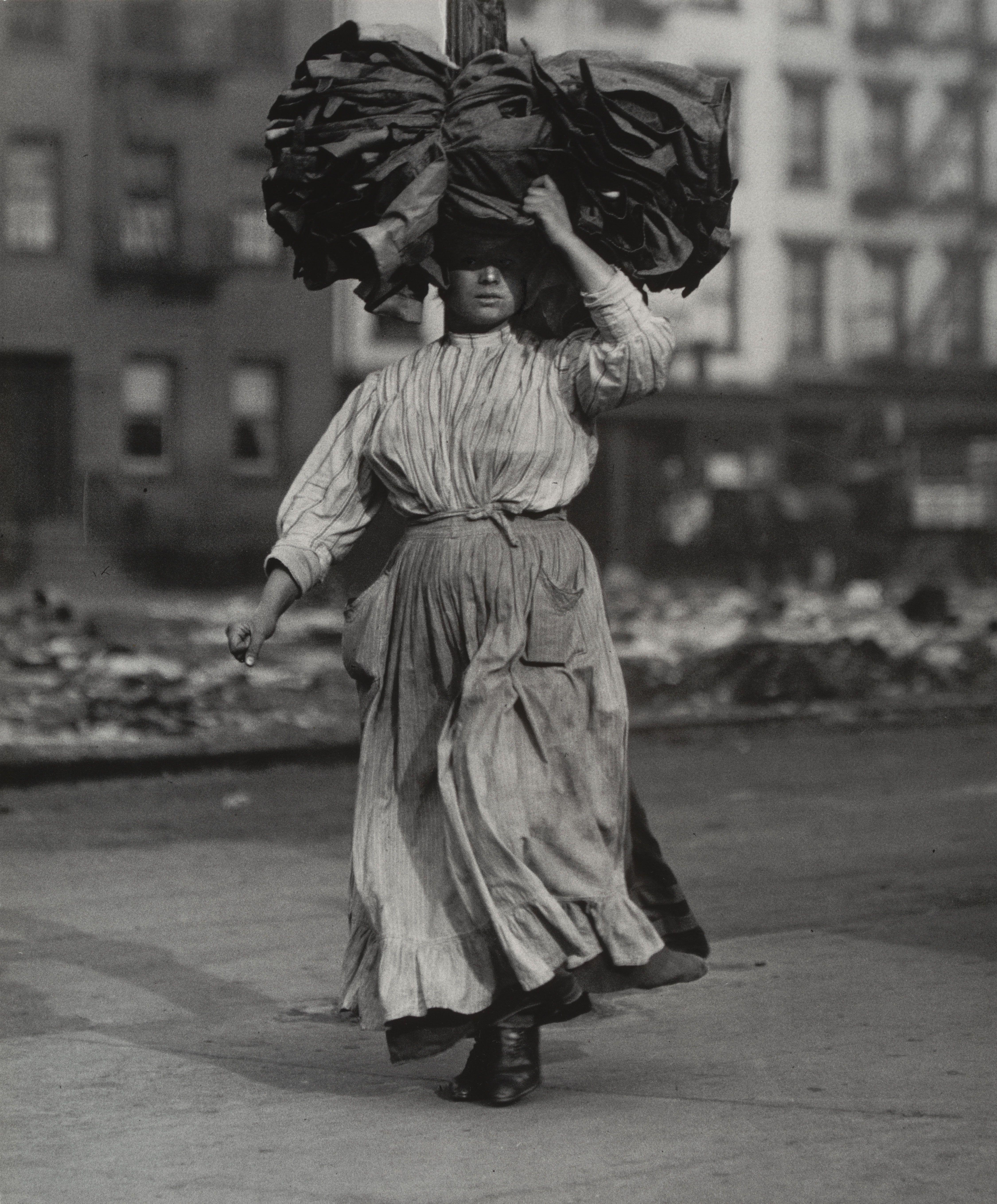 Sobre Bowery Nuevo York Ciudad Hine — Lewis W Hine