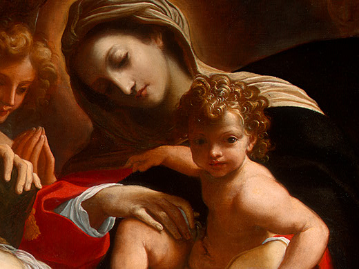 Dream De Santo Catherine De Alexandria Carracci — Lodovico Carracci