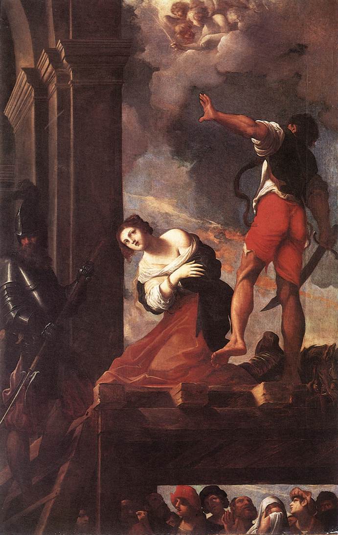 Martyrdom De San Margaret Carracci — Lodovico Carracci