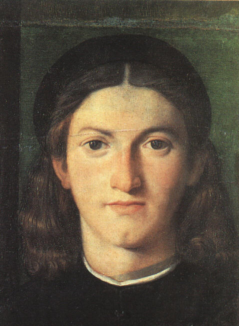 Cabeza De Joven Hombre Lotto — Lorenzo Lotto