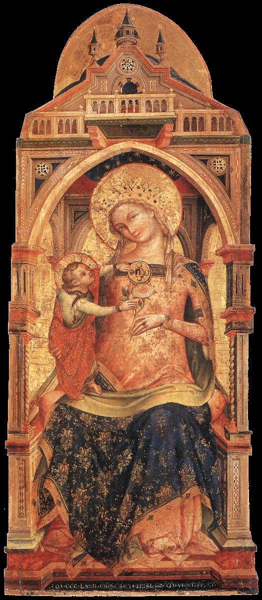 Madonna Y Nino Veneziano — Lorenzo Veneziano