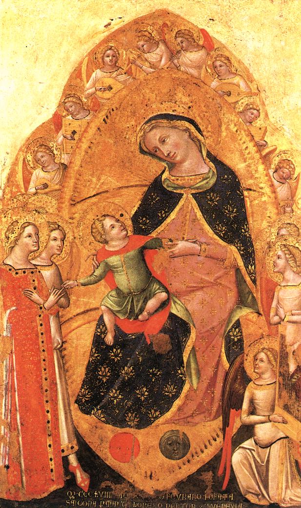 Marriage De San Catherine Veneziano — Lorenzo Veneziano