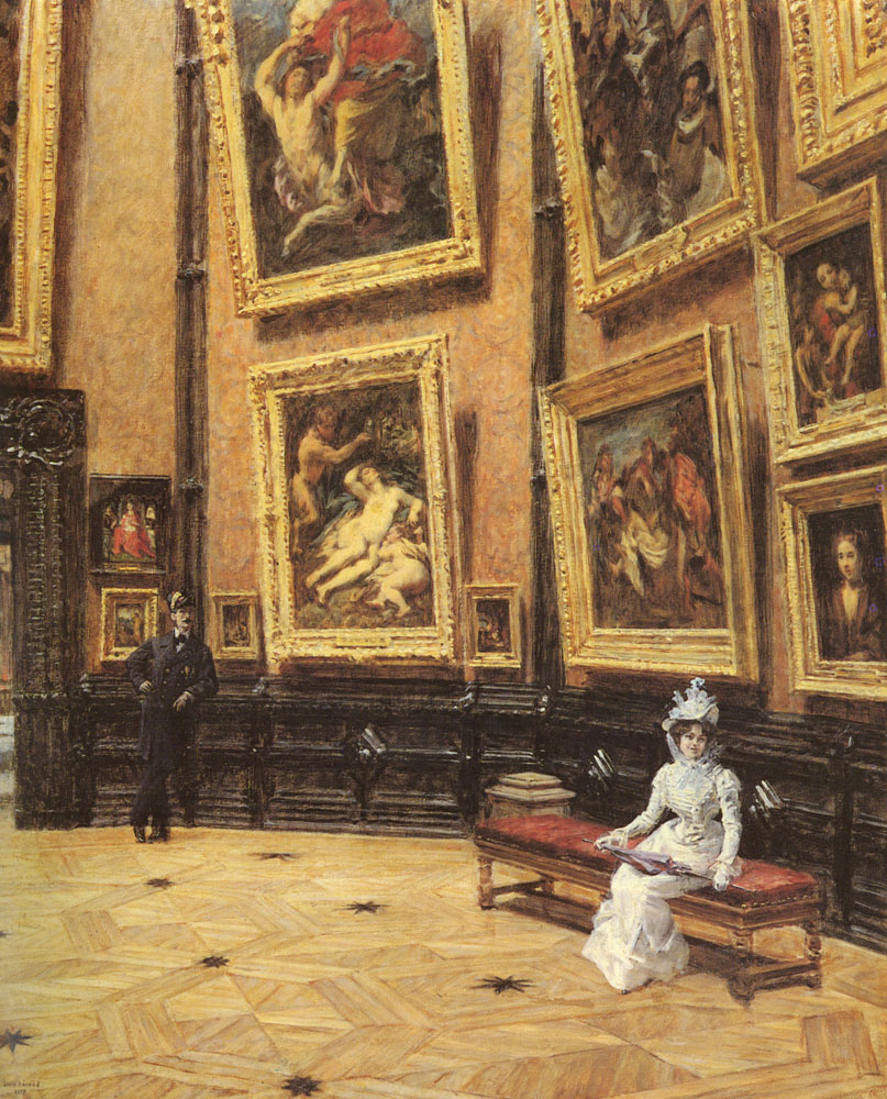 En Museo Del Louvre Beroud — Louis Beroud