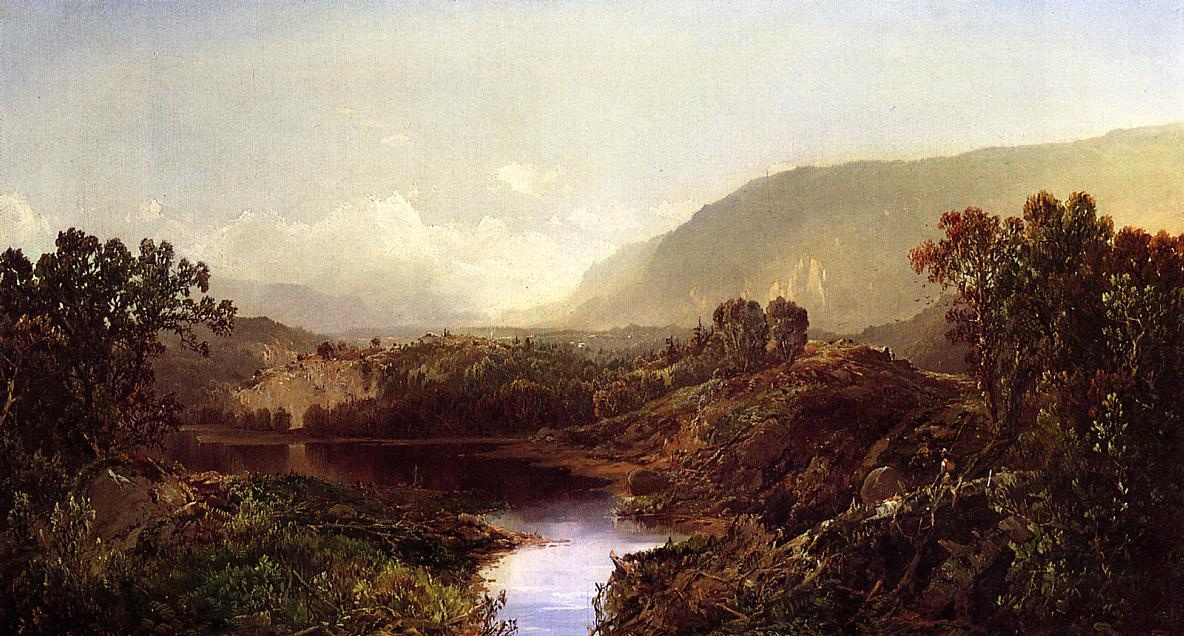 Montana Paisaje Nuevo York State Sonntag — Louis Sonntag