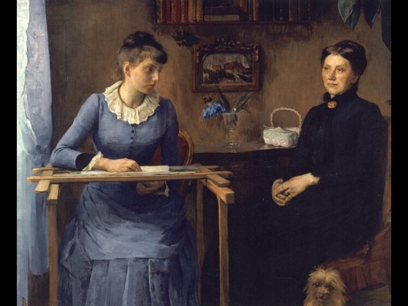 En Home Breslau — Louise Breslau