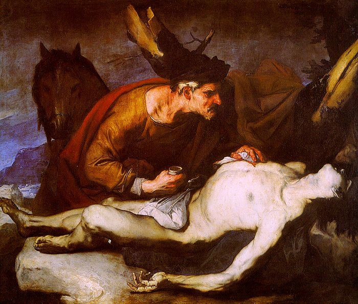 Good Samaritan Giordano — Luca Giordano