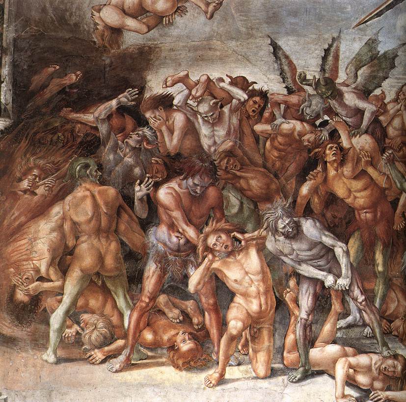 Damned Detalle 2 Signorelli — Luca Signorelli