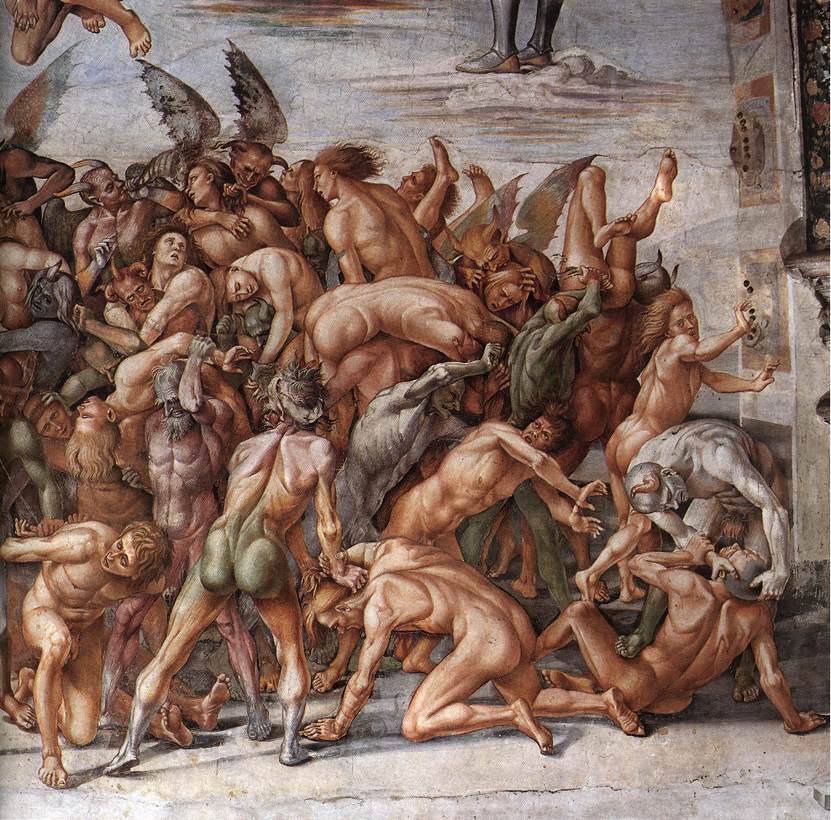 Damned Detalle 3 Signorelli — Luca Signorelli