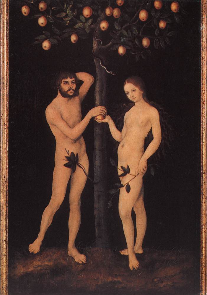 Adam Y Eve 3 Cranach — Lucas Il Vecchio Cranach