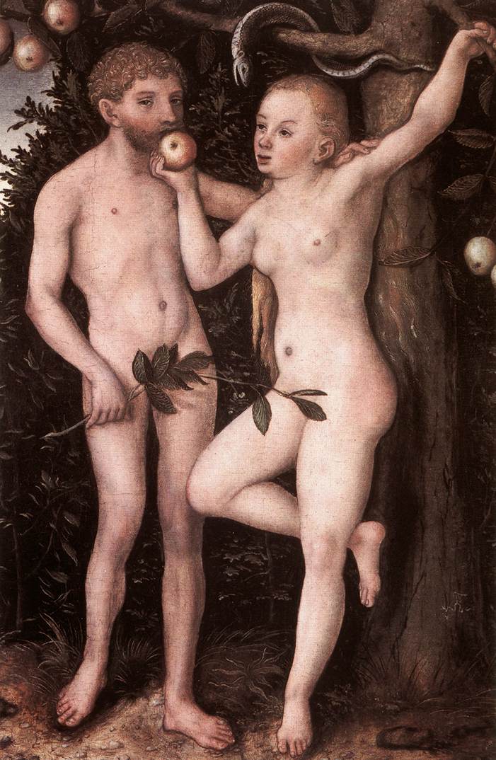 Adam Y Eve 6 Cranach — Lucas Il Vecchio Cranach