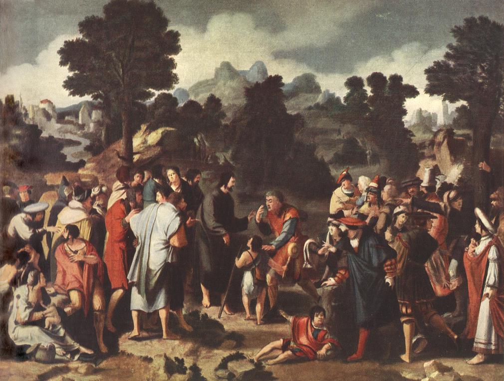 Cristo Curando Blind Leyden — Lucas Van Leyden