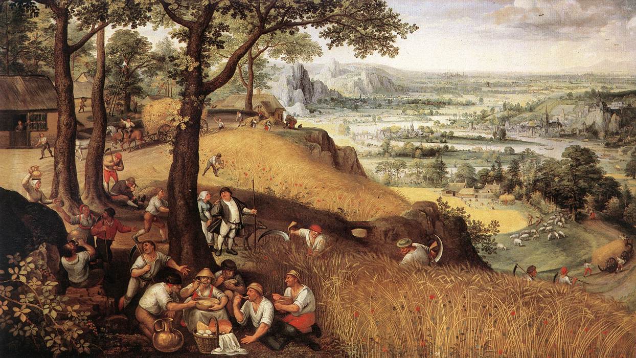 Paisaje En Verano Valkenborch — Lucas Van Valkenborch