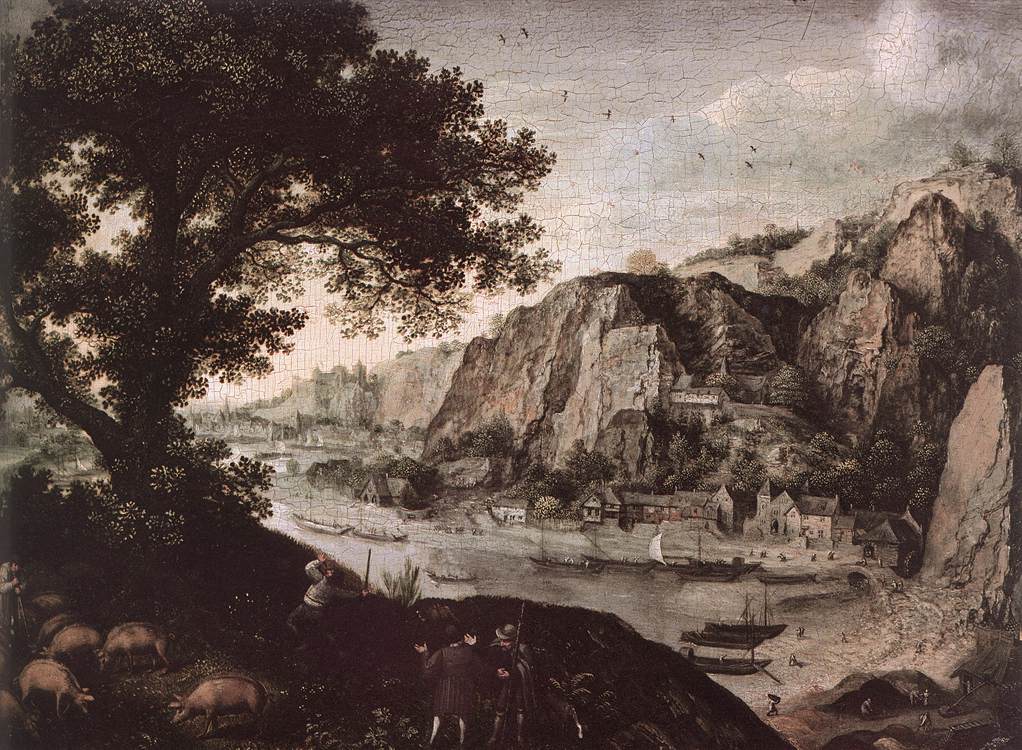 Vista De Huy De Ahin Valkenborch — Lucas Van Valkenborch