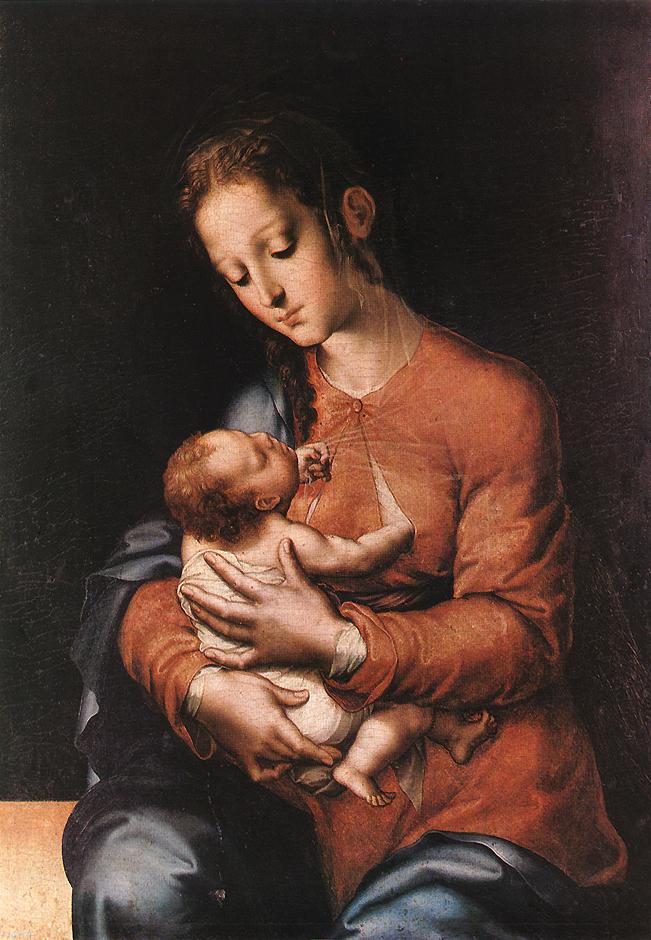 Madonna Con Nino 1 Morales — Luis De Morales