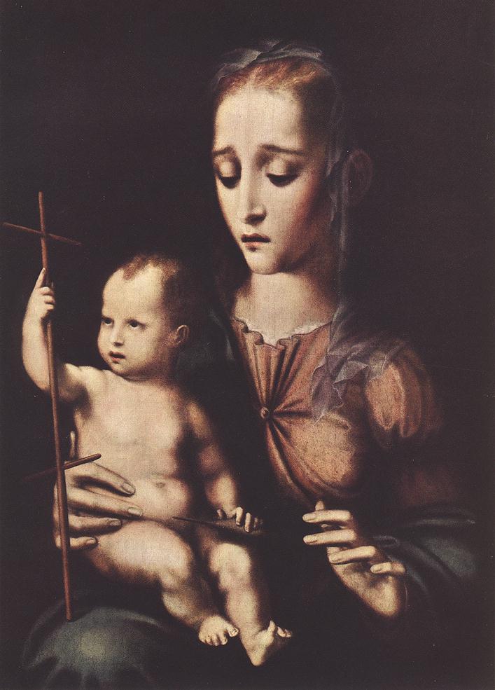 Madonna Con Nino 2 Morales — Luis De Morales