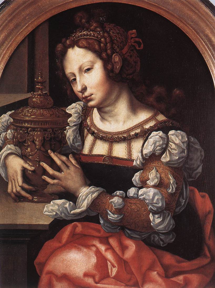 Dama Portrayed As Mary Magdalene Mabuse — Mabuse